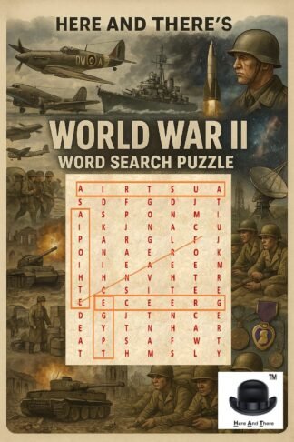 here and there’s word search book – world war ii