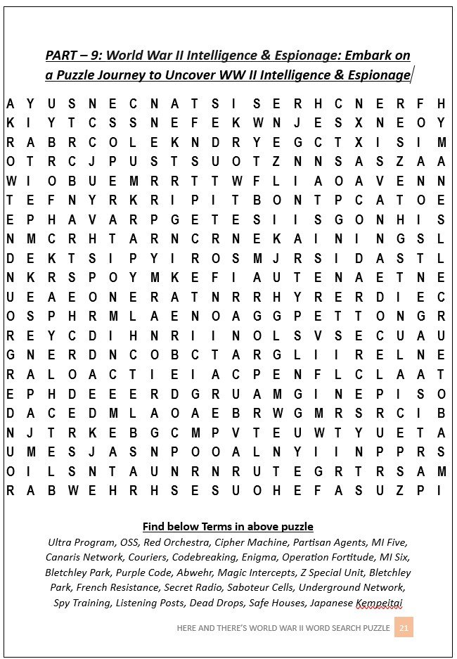 here and there’s word search book – world war ii here and there’s word search book – world war ii