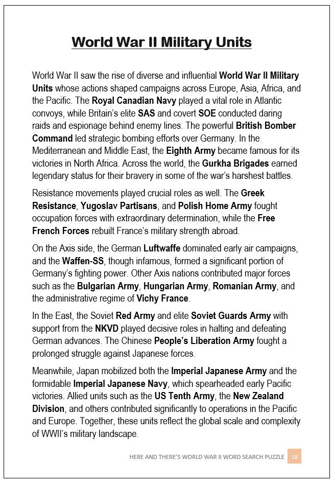 here and there’s word search book – world war ii here and there’s word search book – world war ii