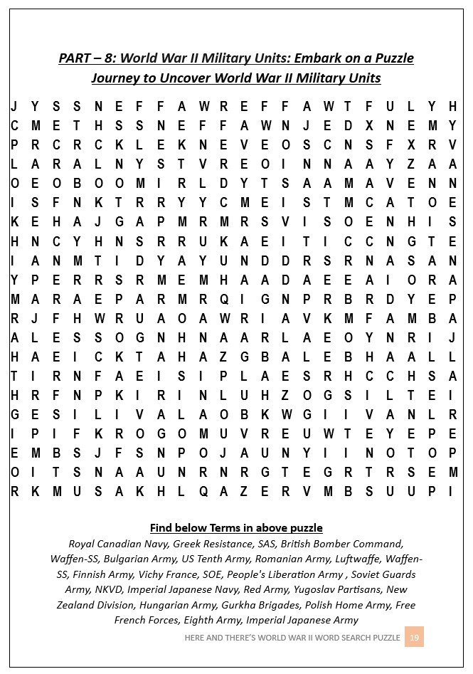 here and there’s word search book – world war ii here and there’s word search book – world war ii